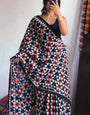 Redolent 1 Minute Ready To Wear Multi Color Cotton Digital Print Saree