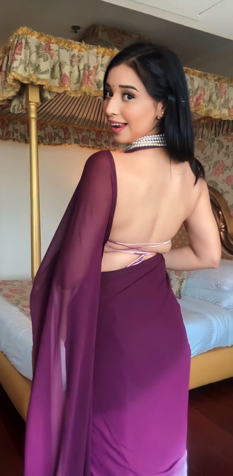 Opulent 1 Minute Ready To Wear Multi Color Georgette Saree
